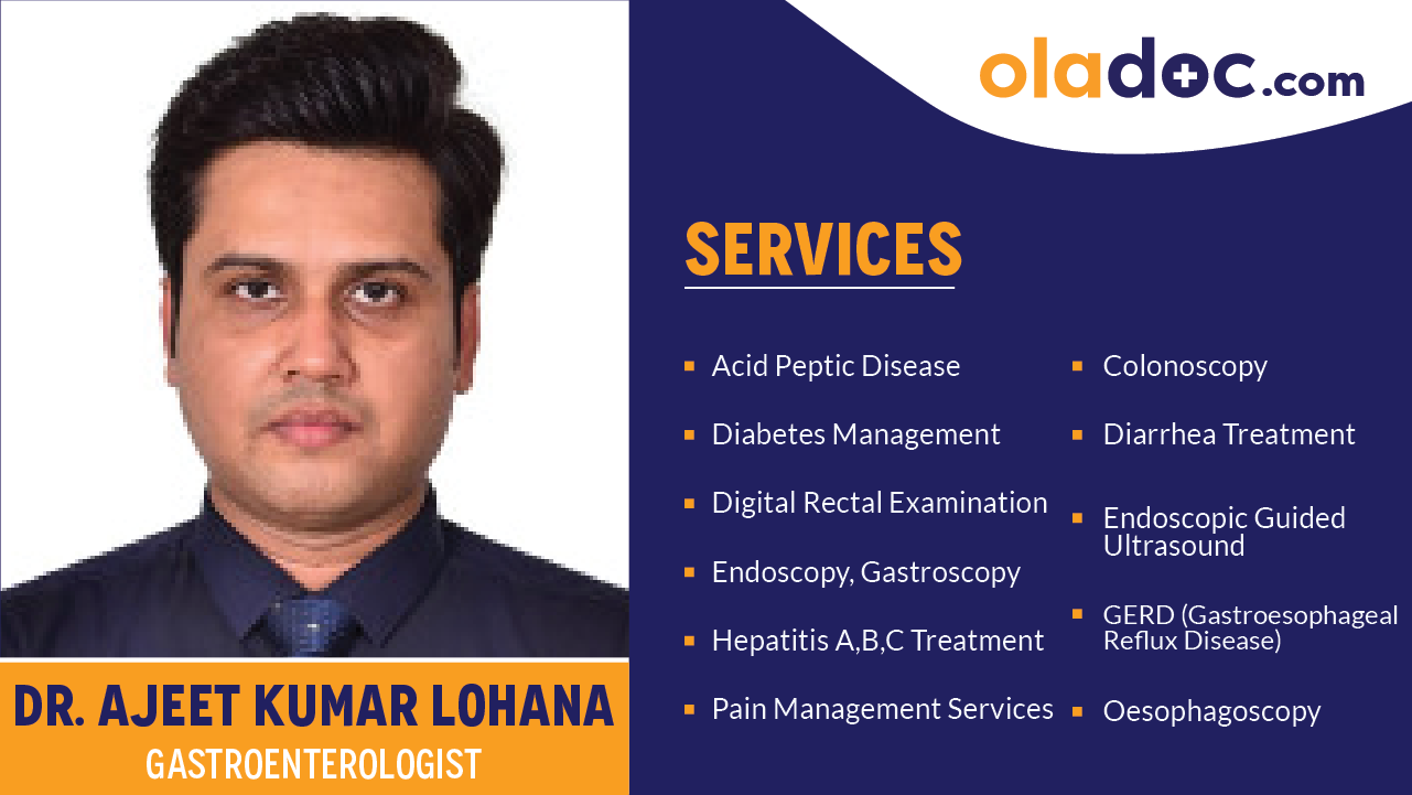Services provided by Dr.Ajeet Kumar Lohana
